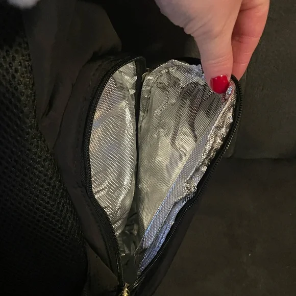 Fisher-Price Quilted Black diaper Backpack - Picture 3 of 8